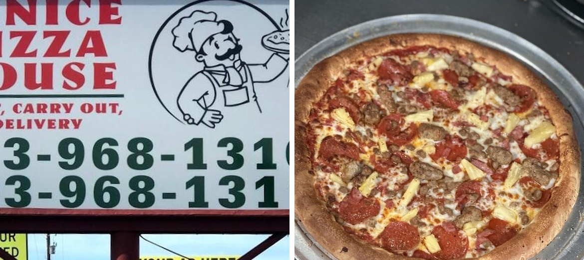 Venice Pizza Menu