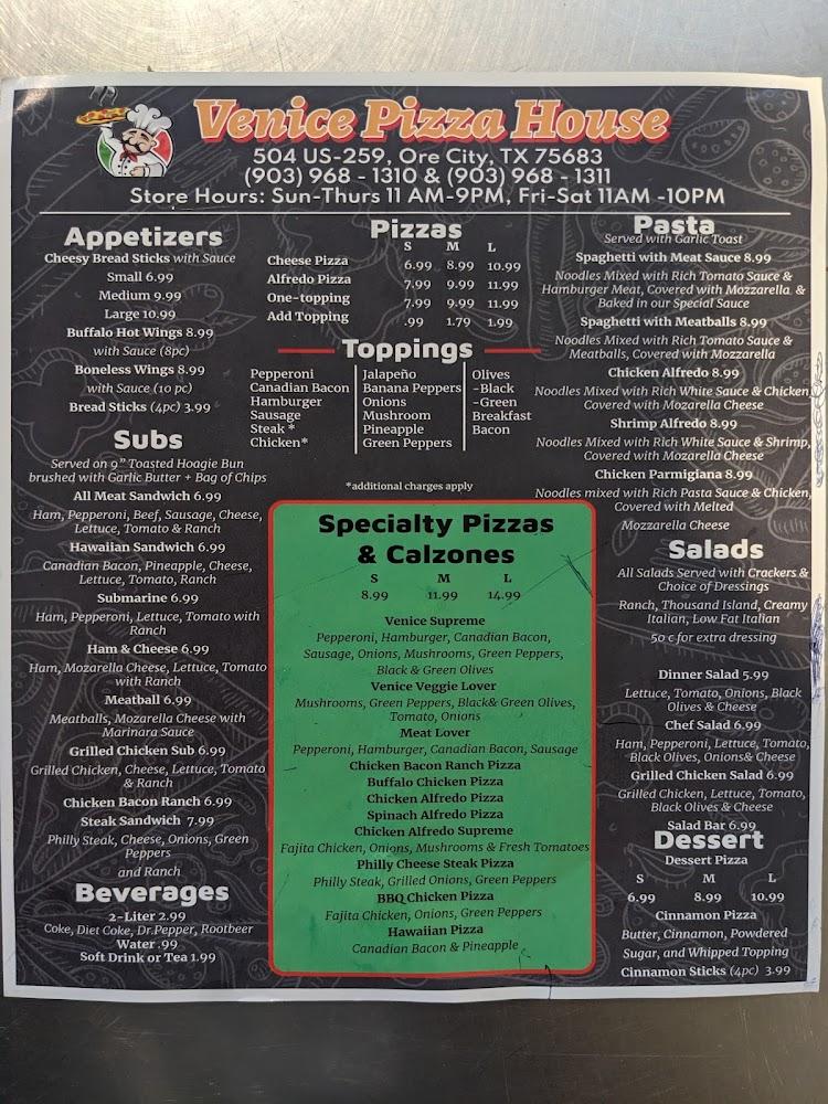 Venice Pizza Menu image 4